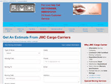 Tablet Screenshot of jmcargoindia.com